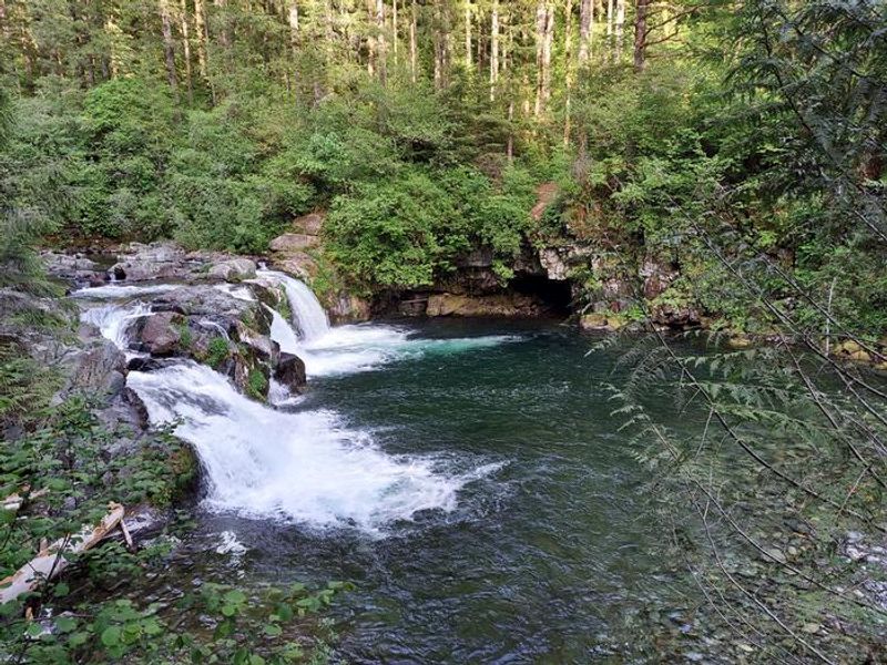 View of Sunset Falls