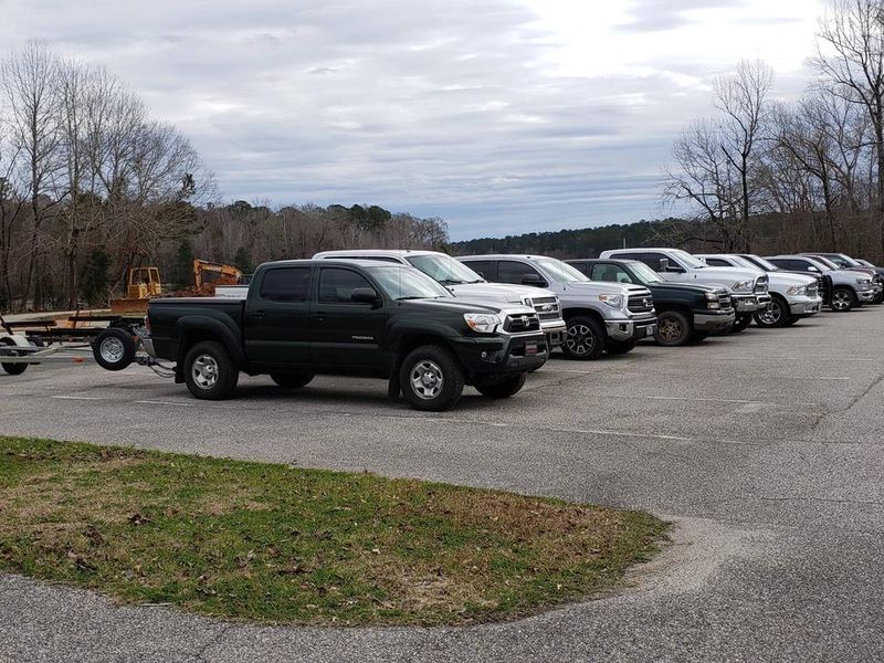 Boat Ramp Parking in Day Use Area