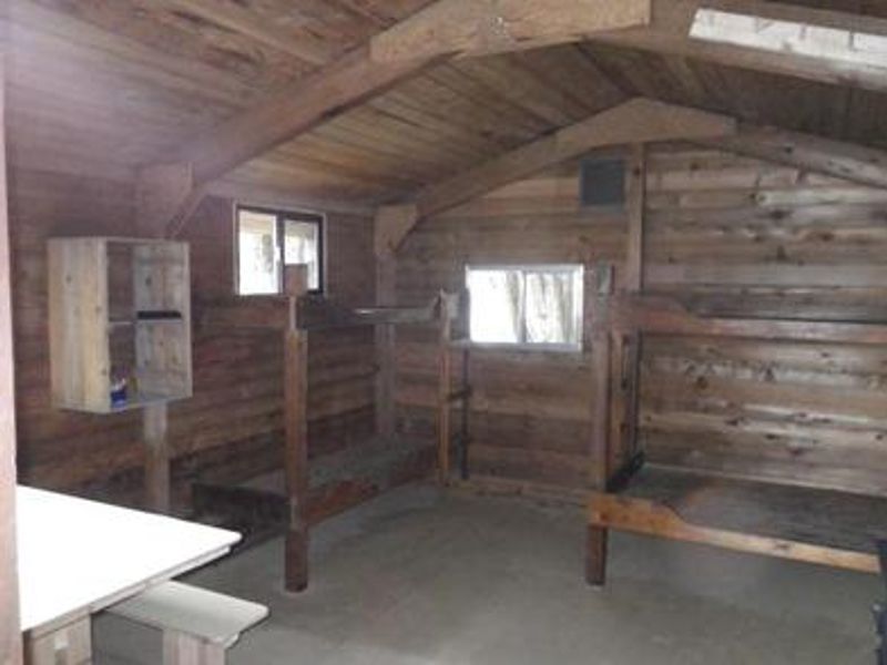 Harding River Cabin interior