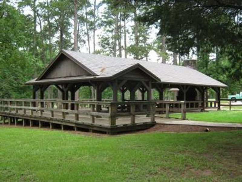 Large Pavilion at Choctaw Lake Recreation Area