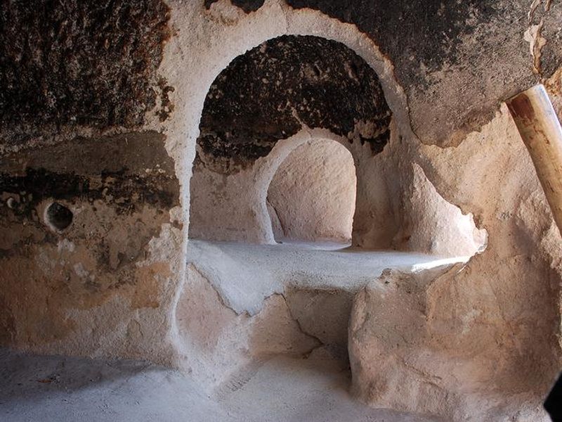 The Pueblo Loop Trail starts at the Bandelier Visitor Center and travels through the excavated archaeological sites found in Bandelier.  