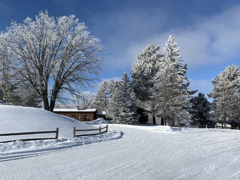 Winter at the Sandy Lake Dam