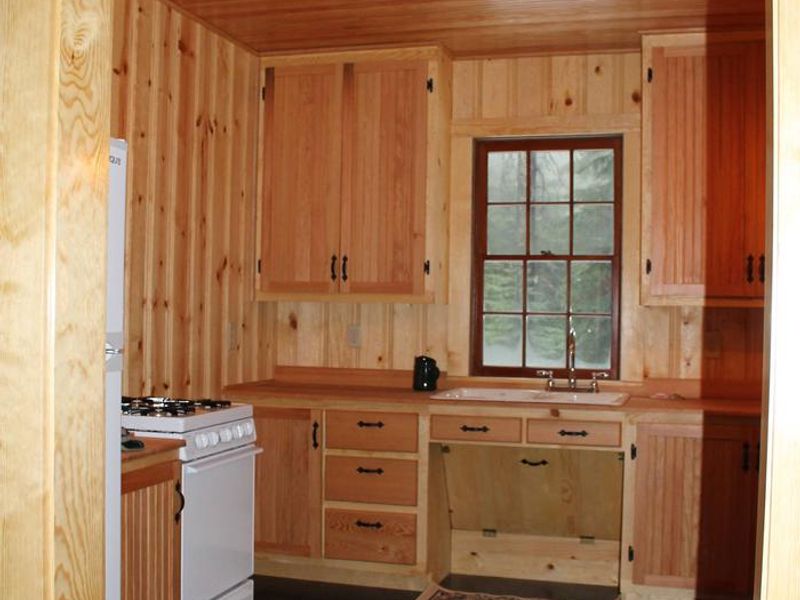Kitchen in Peterson Cabin