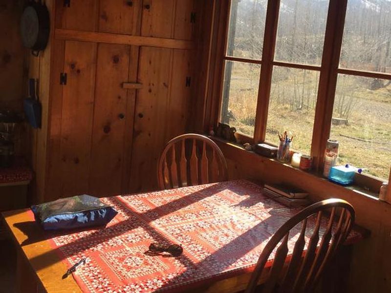 West Fork Cabin Dining Area