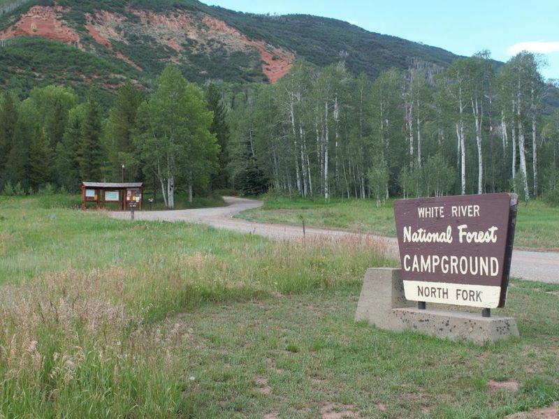 North Fork Campground Entrance