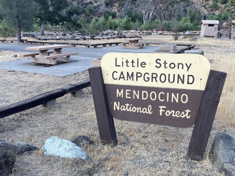 Little Stony Campground, Mendocino National Forest