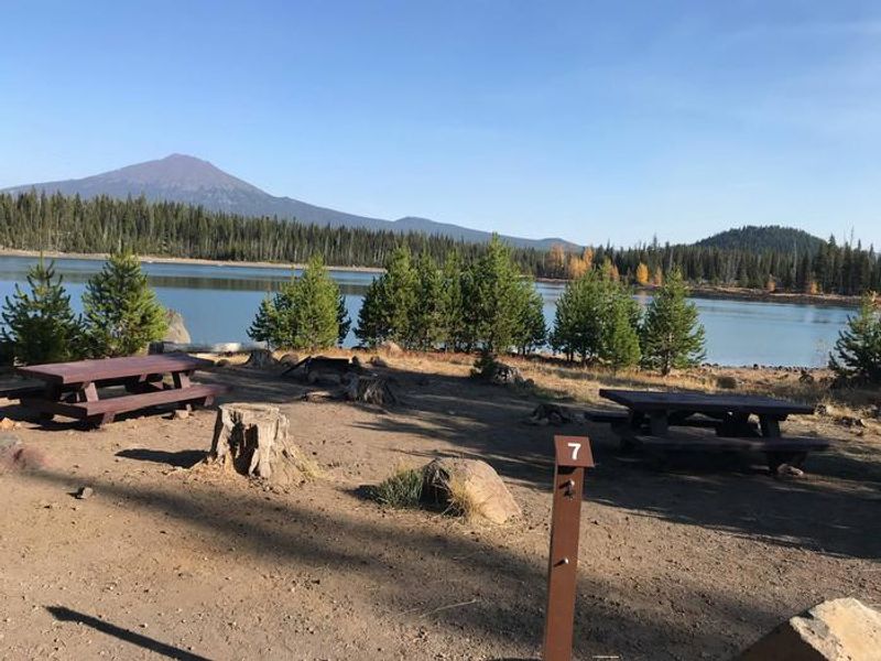 Mt Bachelor from Elk Lake