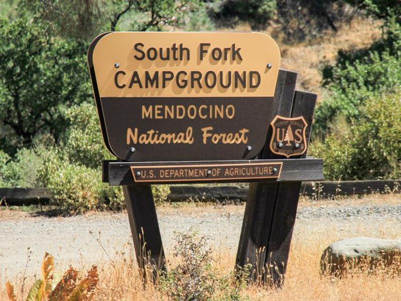 South Fork Campground, Mendocino National Forest
