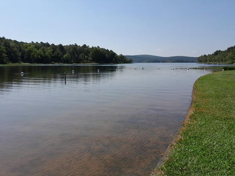 Designated swim site at Little Pines Recreation Area