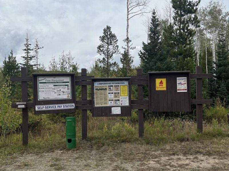 Here you will find information on campsites, fees, rules and any other information on the area 