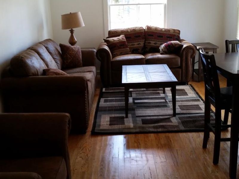 Living room in the East Cottage.