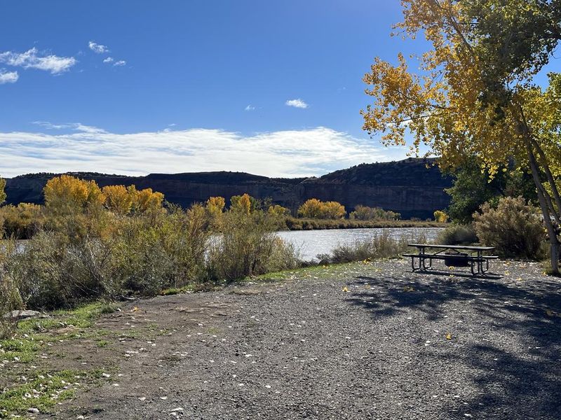 Westwater campsite 7 on the Colorado River