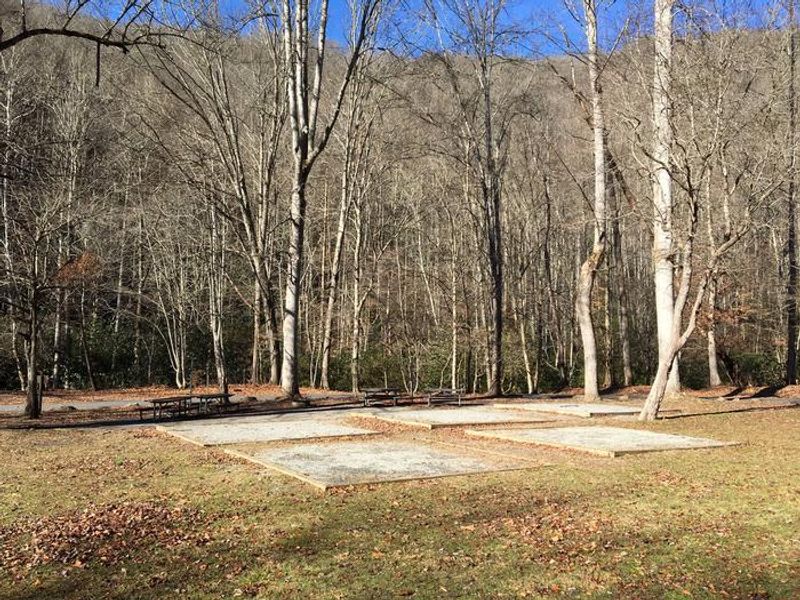 Another view of a group campsite 