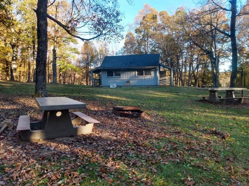 Comfort stations with cold running water and flush toilets are available in each loop.