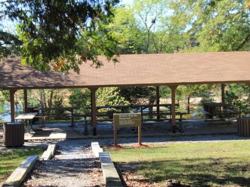 This is the OSAGE Picnic Shelter at North Bend Park. 