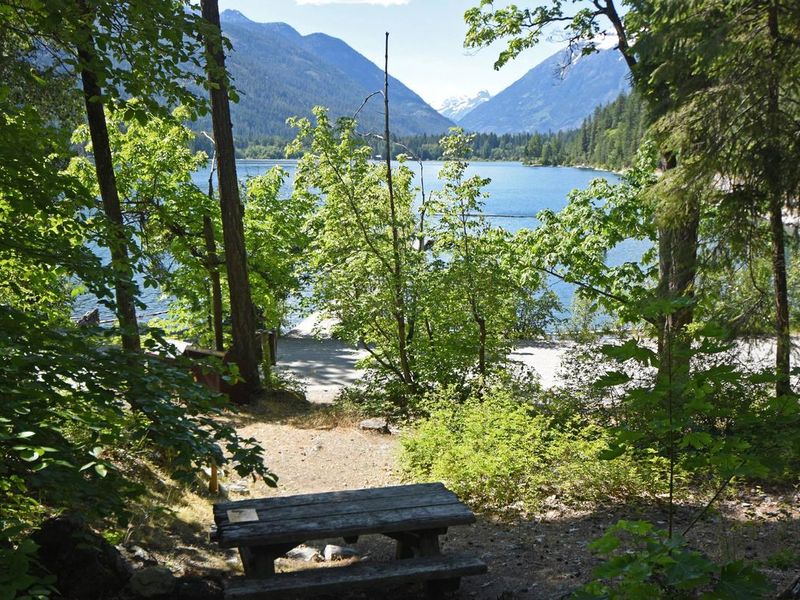Campsite in Purple Point Campground. 
