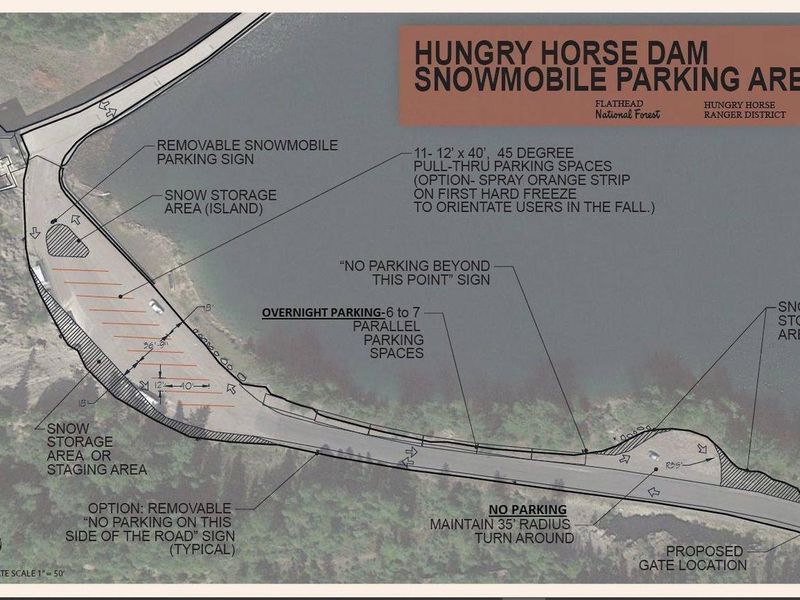 Winter Parking Area @ HH Dam