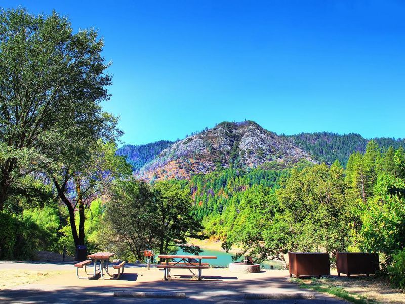 Campground at full pool