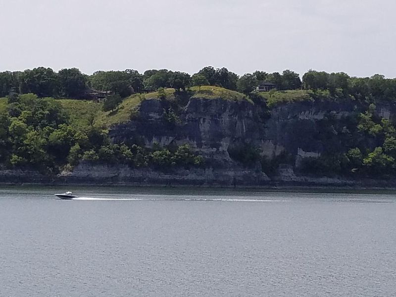 Cookson Bluff across from Cookson Bend Park
