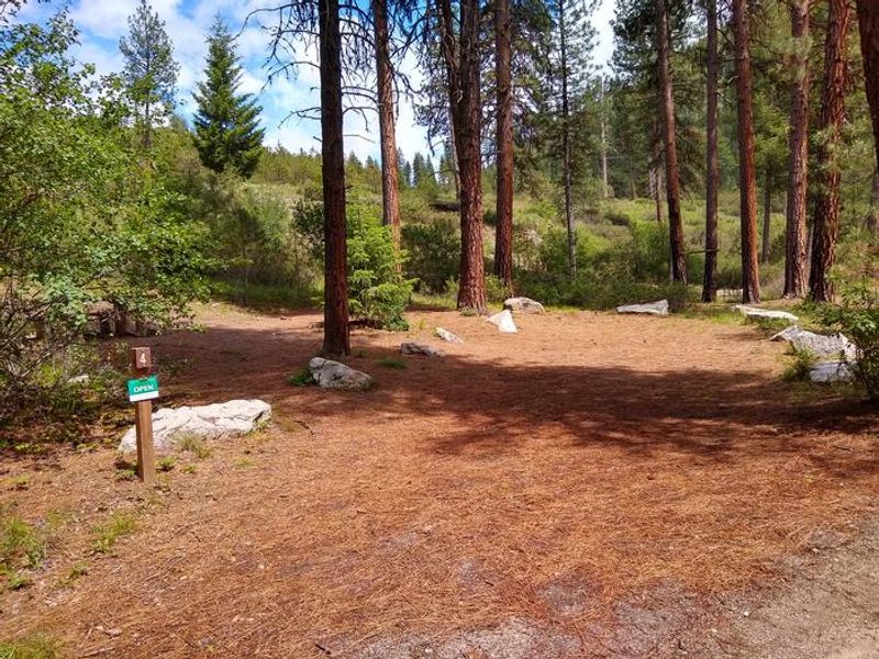 Site 4 at Black Rock Campground.
