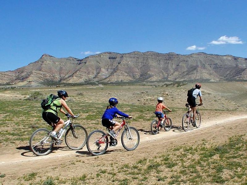 Family friendly biking on the 18 Road trail system