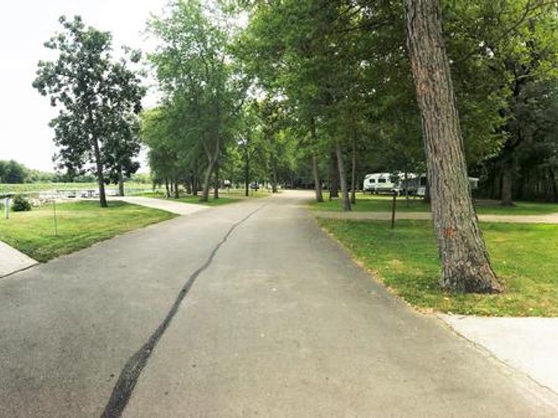 View of Potter’s North campground loop.