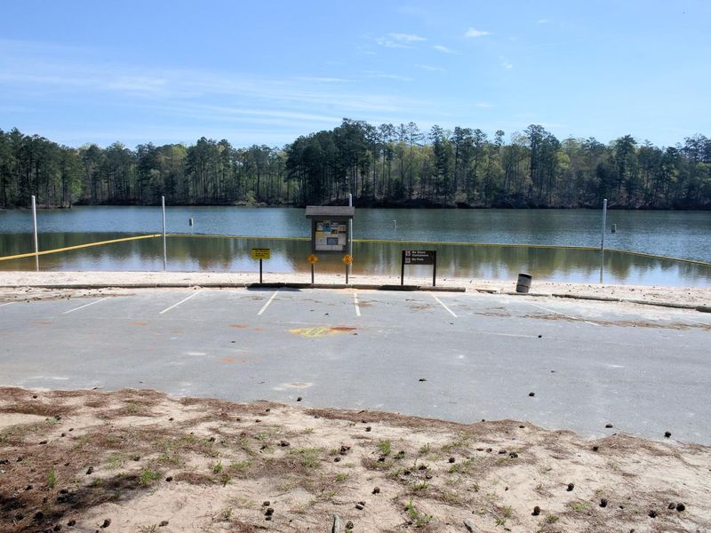 McKaskey Creek Campground Swim Beach and Parking