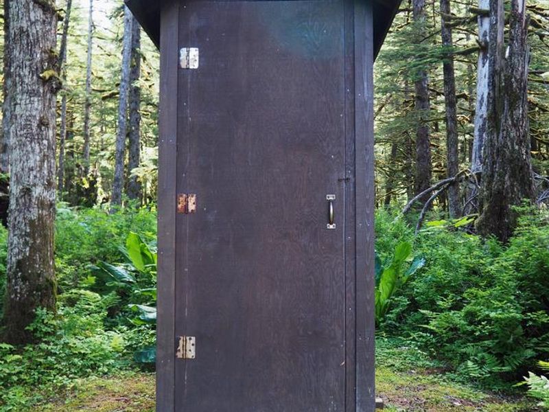 Mount Rynda Cabin outhouse