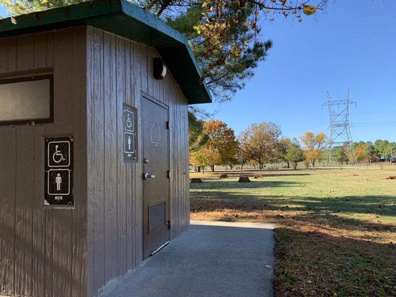 A photo of shower/restroom facility Brush Creek Public Use Area