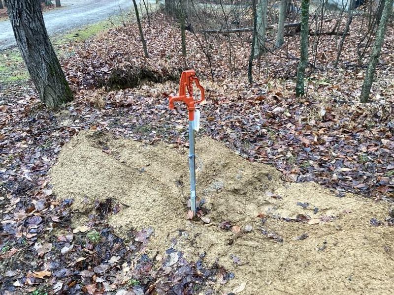 Three communal non-potable water hydrants are available at campground.