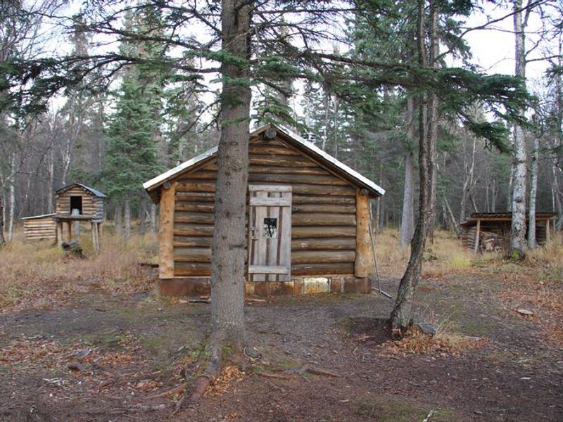 The Joe Thompson cabin entrance.