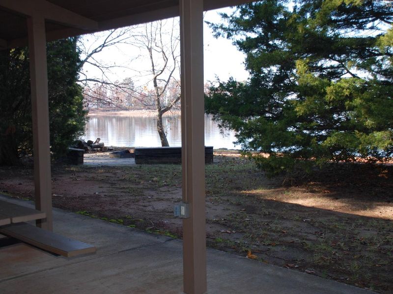 VIEW FROM A PICNIC SHELTER