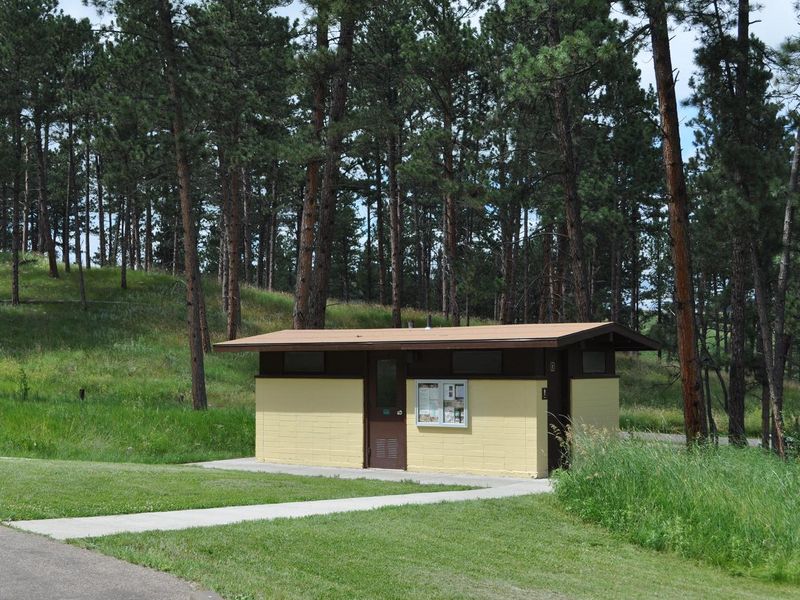 There is a restroom facility located in each camp loop.