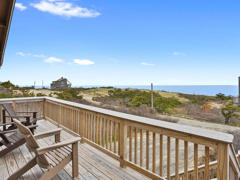 Take in the sunrise and salt air from the deck