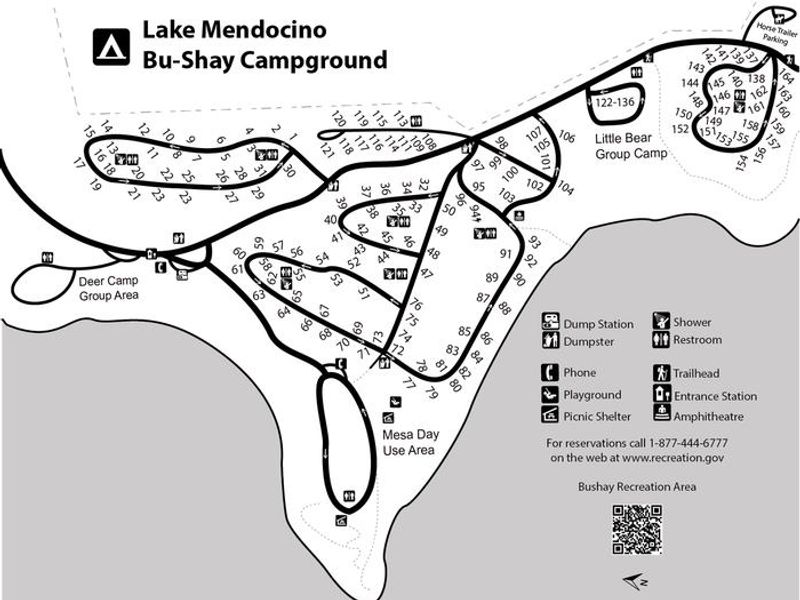 Bushay Campground Map