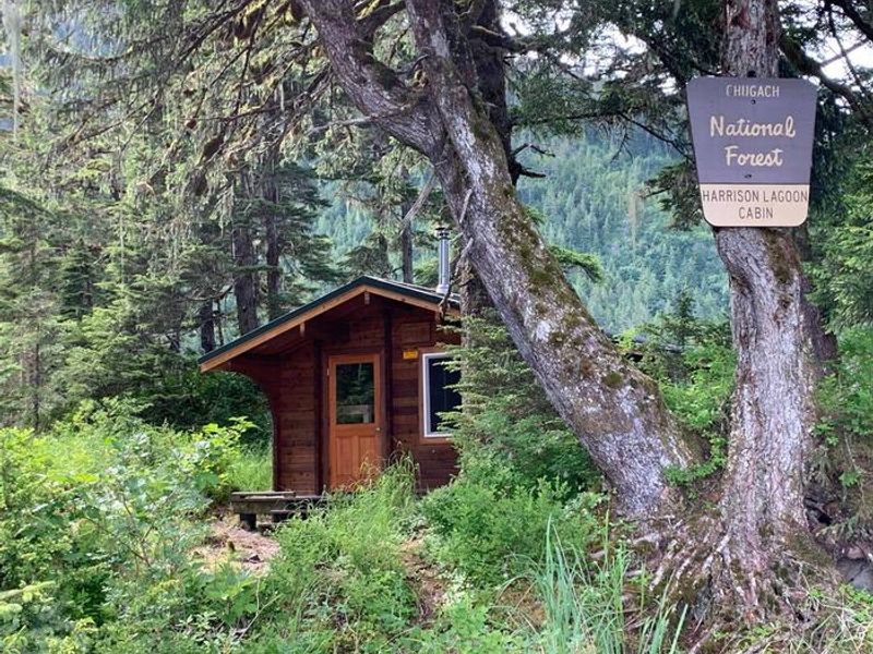 Harrison Lagoon Cabin- Front