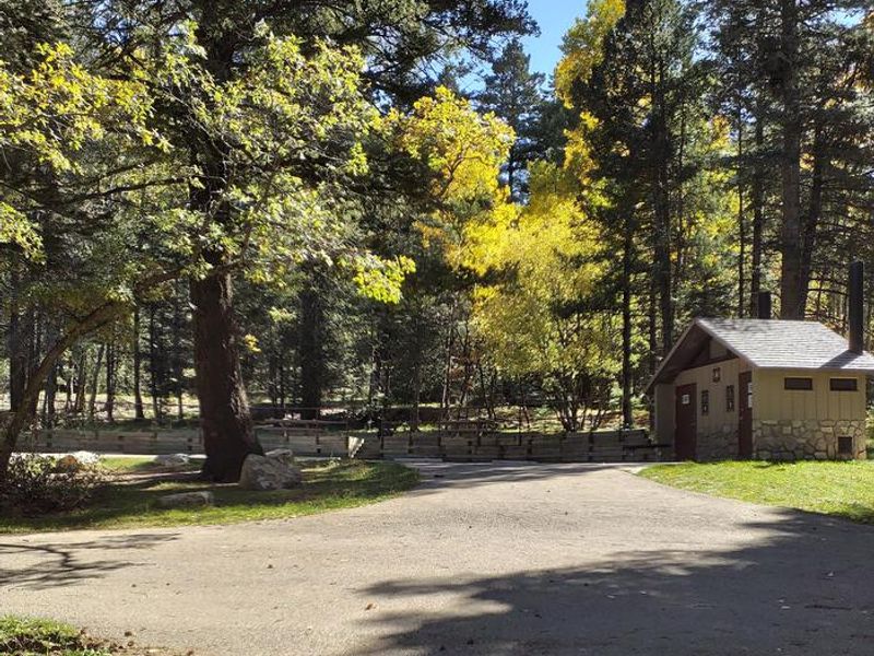 ASPEN Group Campground Paved Driveway which loops around the site
