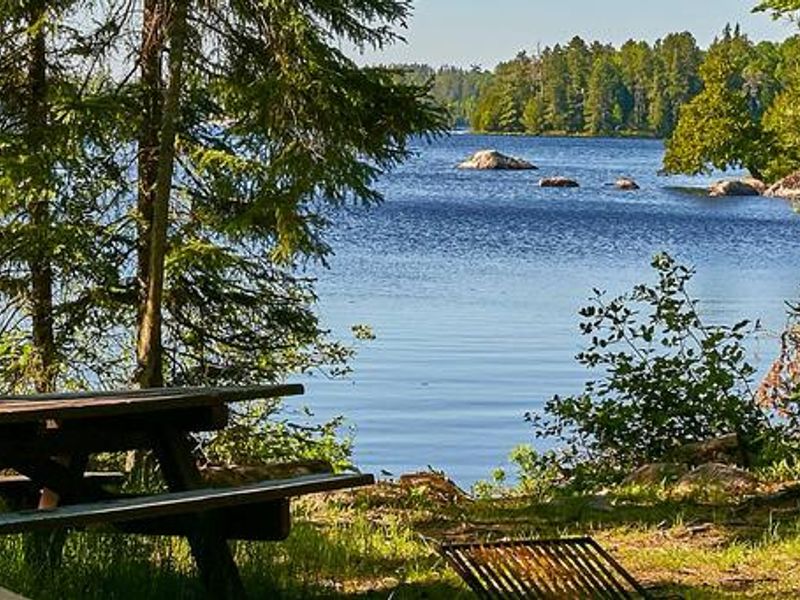 Campsite at Lake Jeanette