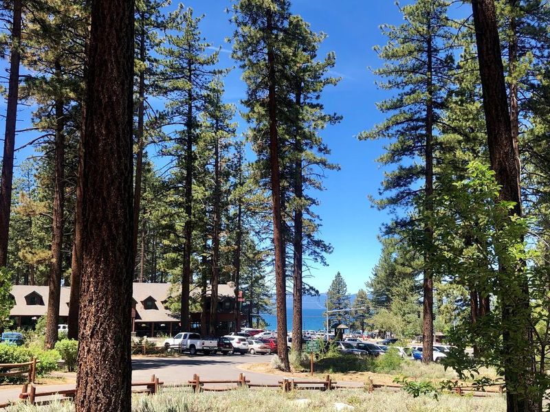 Views of Lake Tahoe from the Campgrounds