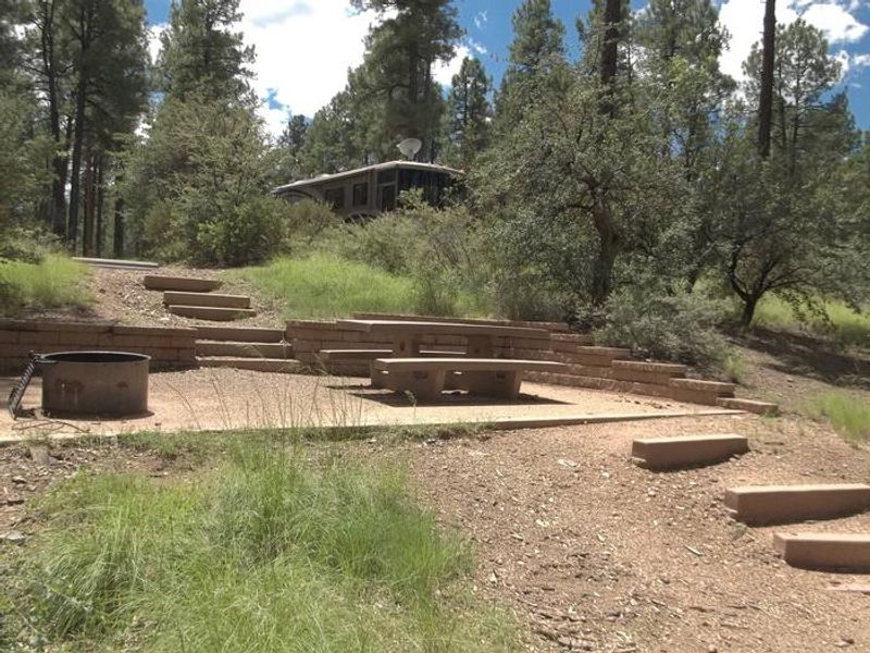 Hilltop Campground Site 35 looking West