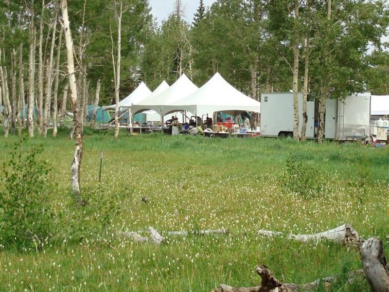 Main group area away from the camping sites