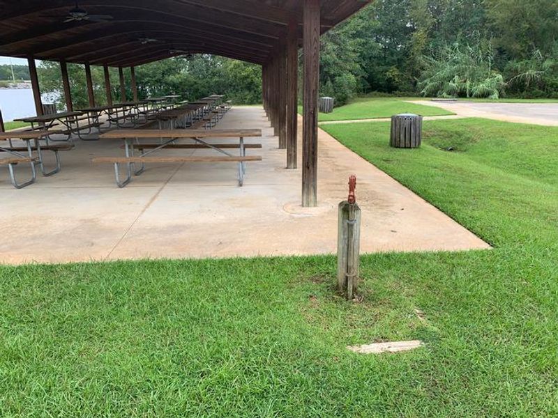 Water Spigot Adjacent to Group Picnic Shelter #2 White Oak Day Use