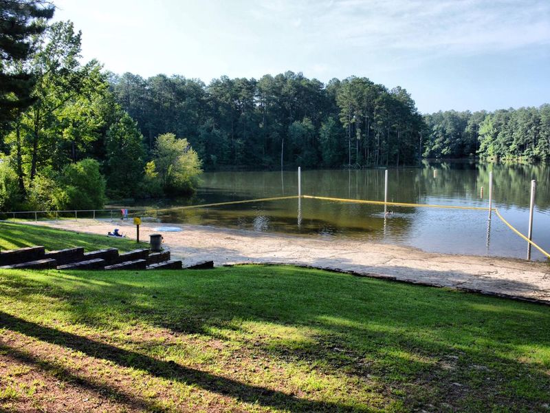 Payne Campground swimming beach.