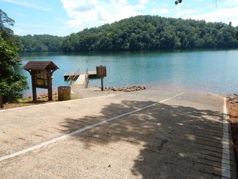 Boat ramp at Horseshoe Point. 