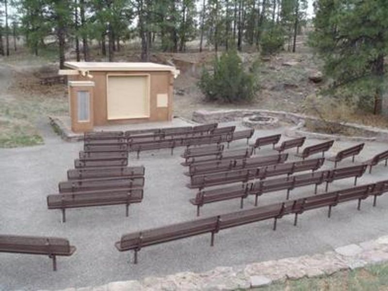 The Amphitheater located in Juniper Family Campground hosts interpretive programs presented by park rangers during the summer months. Check the Visitor Center for program schedule.