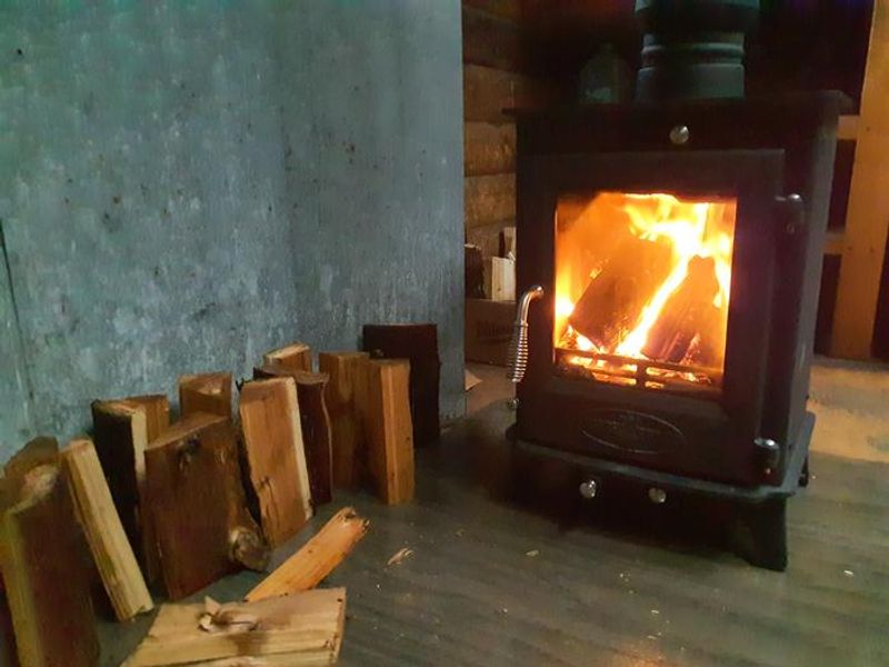 Tiny Wood Stove, 12" wood or smaller