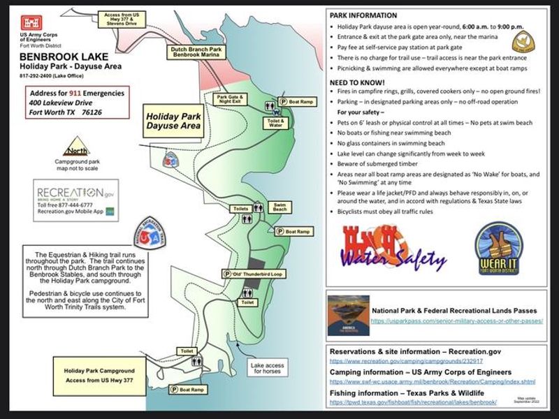 NORTH HOLIDAY PARK - Park Map