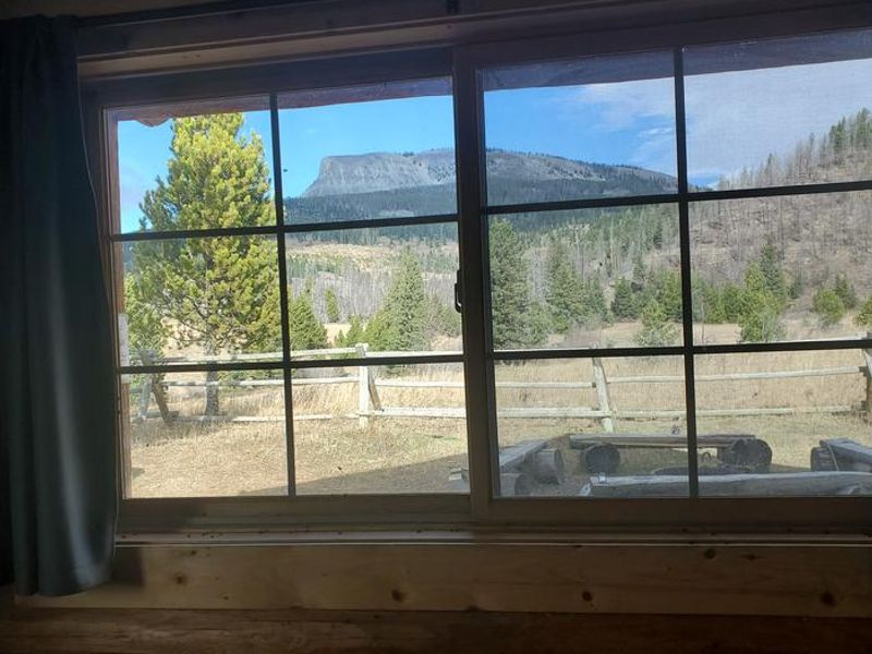 view from Crandall Cr window