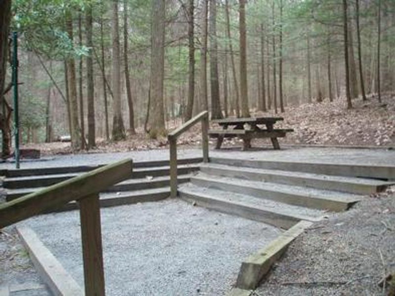 Amphitheater in Hurricane Campground 