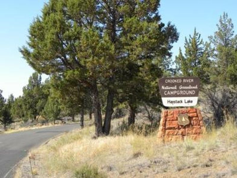 Entrance to Haystack Campground